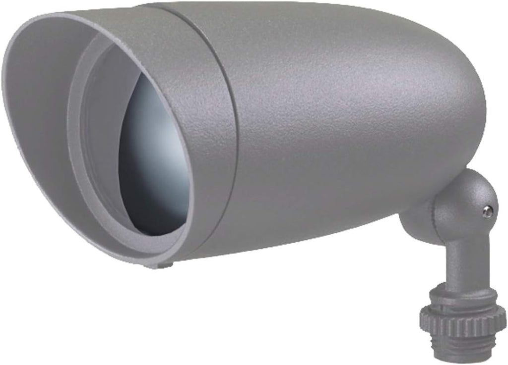 12.2-Inch LED Landscape Floodlight, 12W, 3000K, Light Gray E171215