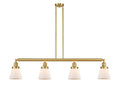 Satin Gold 4 Light Island Light Y178