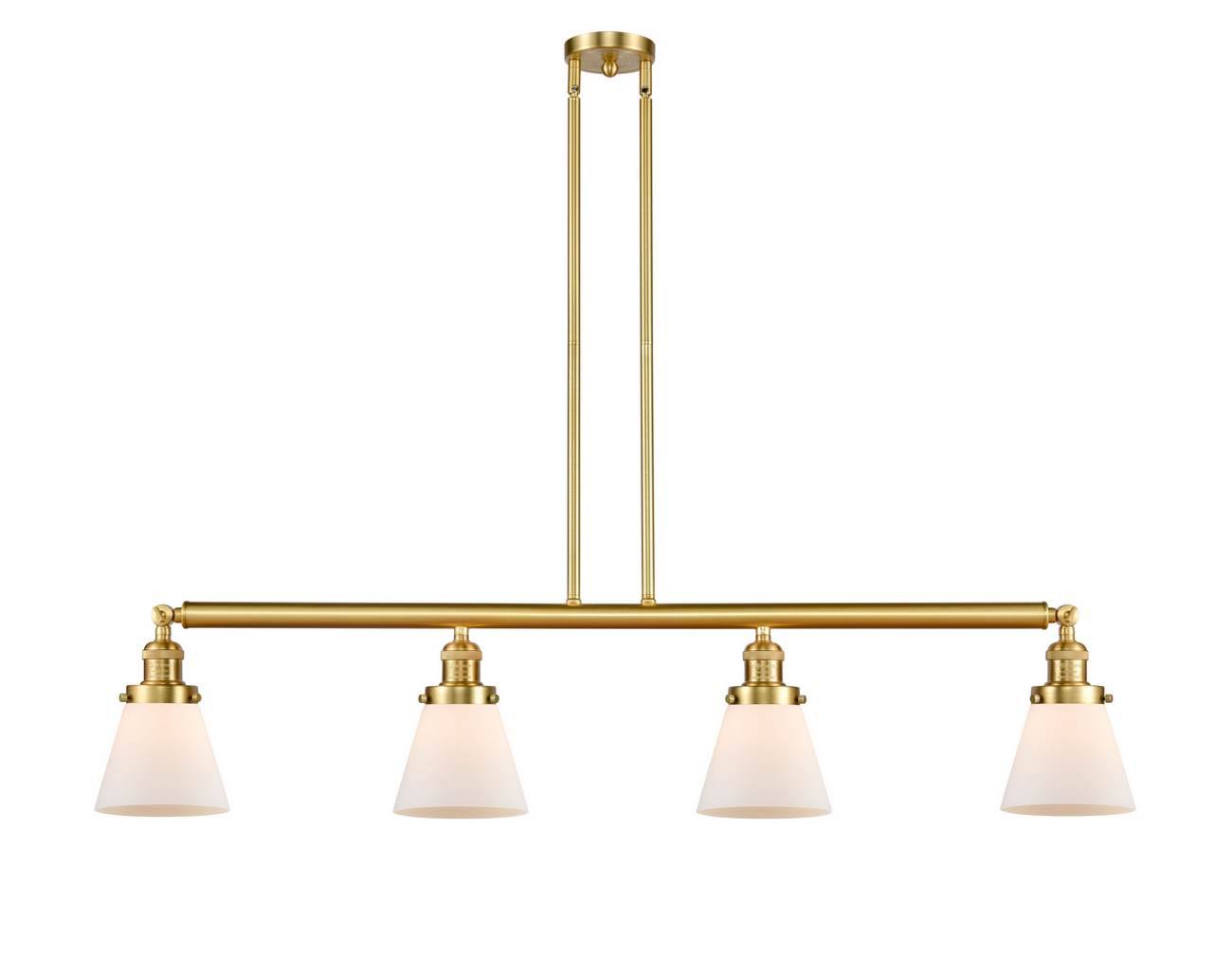 Satin Gold 4 Light Island Light Y178