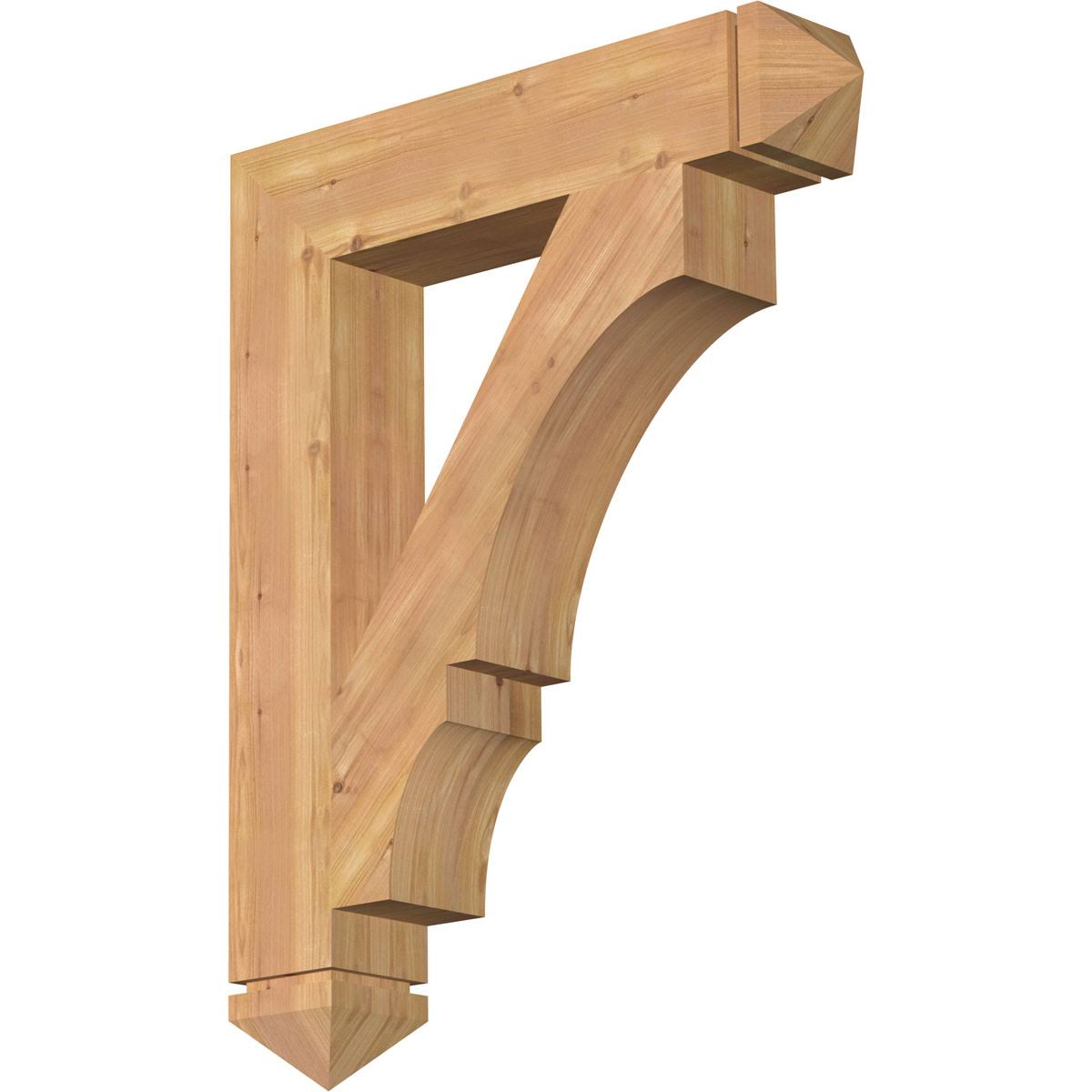 Western Red Cedar Smooth Bracket O1304