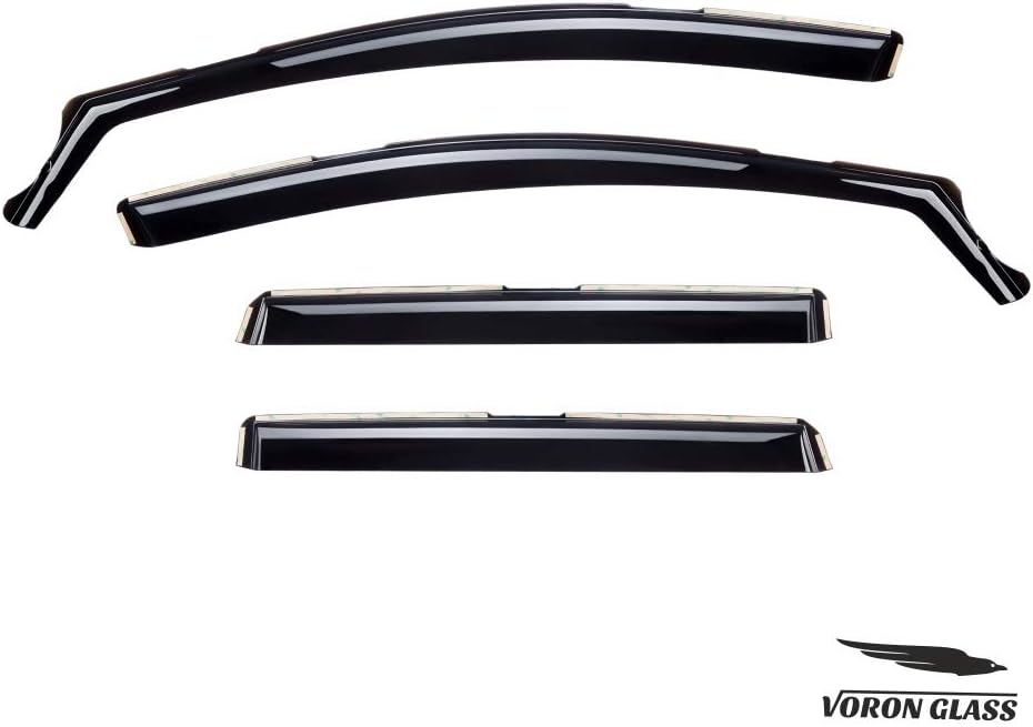 4 Pieces In-Channel Rain Guards for Trucks T5143