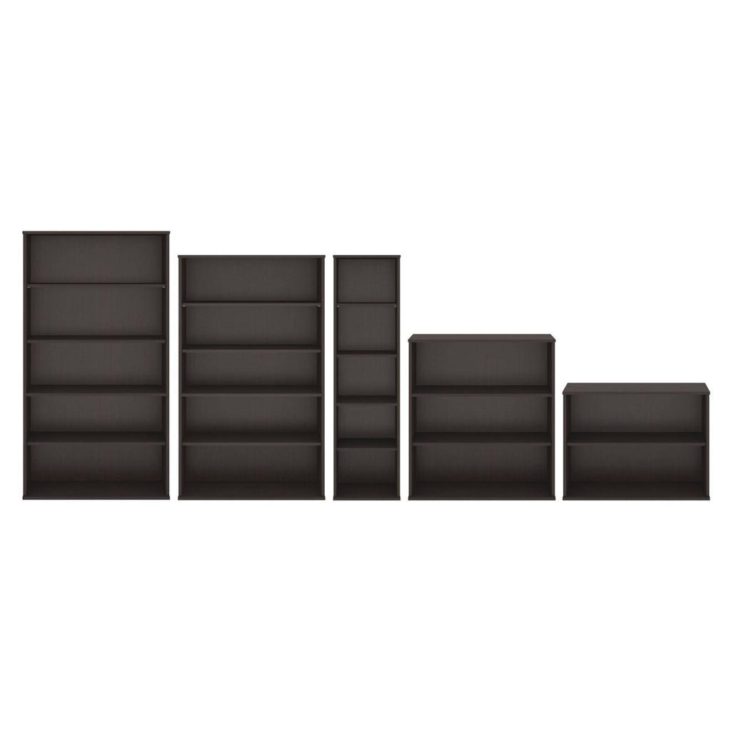 Mocha Cherry 3 Shelf Bookcase X1416
