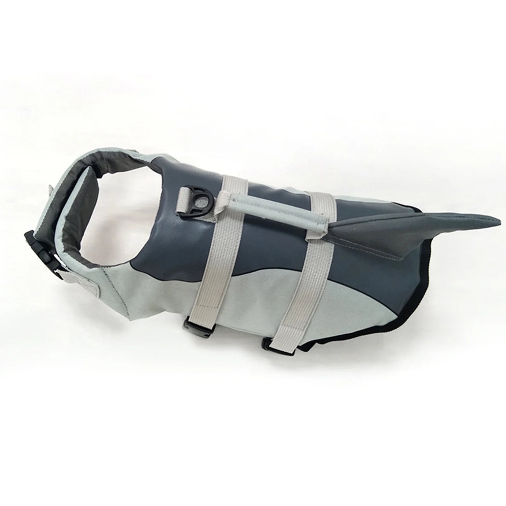 Dog Pet Shark Swimsuit Vest Safety Wear D70357