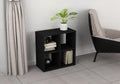 Black Wood Cubby Cube Bookcase D7273