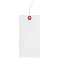 White Tyvek Wire Tag, PK1000 V556