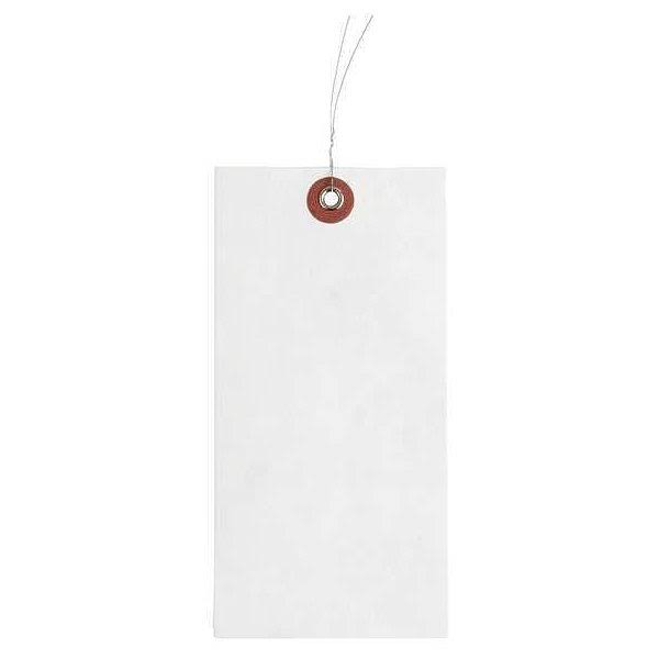 White Tyvek Wire Tag, PK1000 V556