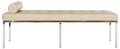 Beige Tufted Bench X41106