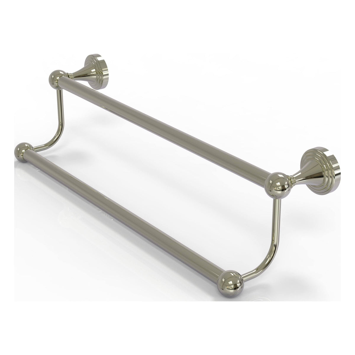 Polished Nickel 24x22 Double Towel Bar S2195