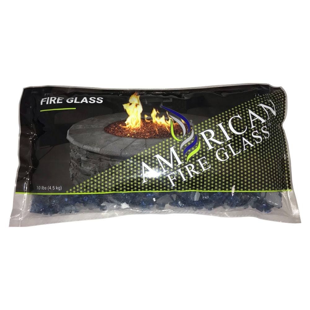 1/2x22 Pacific Blue Fire Glass 10 lb Jar G8194
