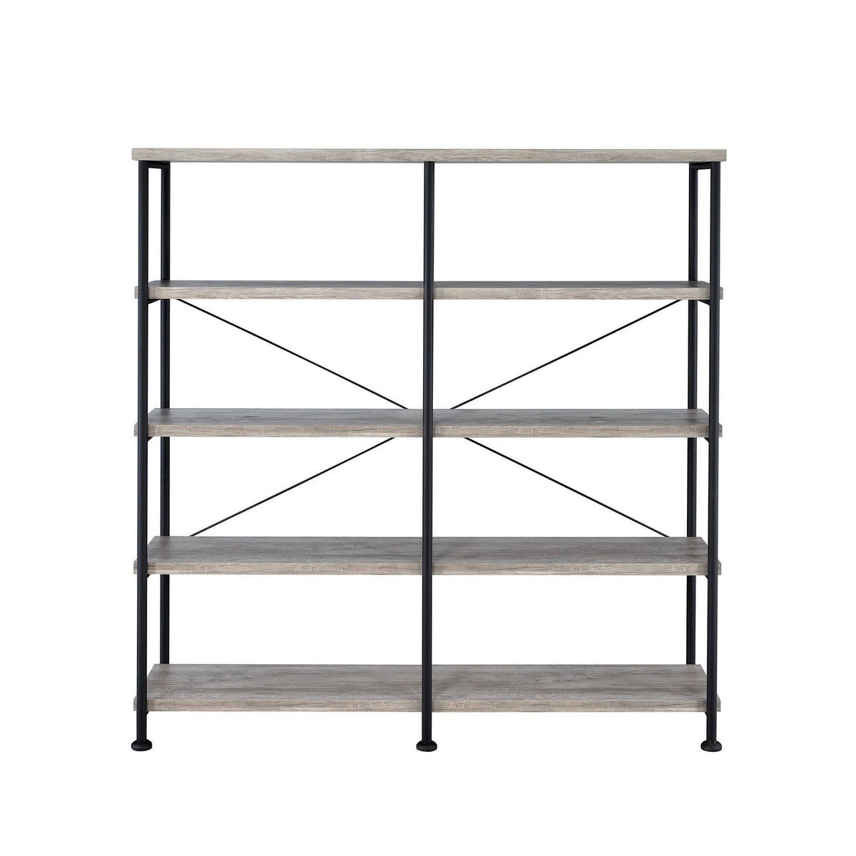Antique Nutmeg Double-Wide Bookcase K6614