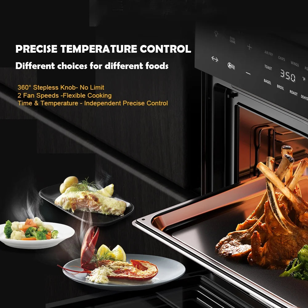 18-in-1 Toaster Oven Air Fryer Combo, 32 Quart Countertop Convection Oven, 1800W H6426