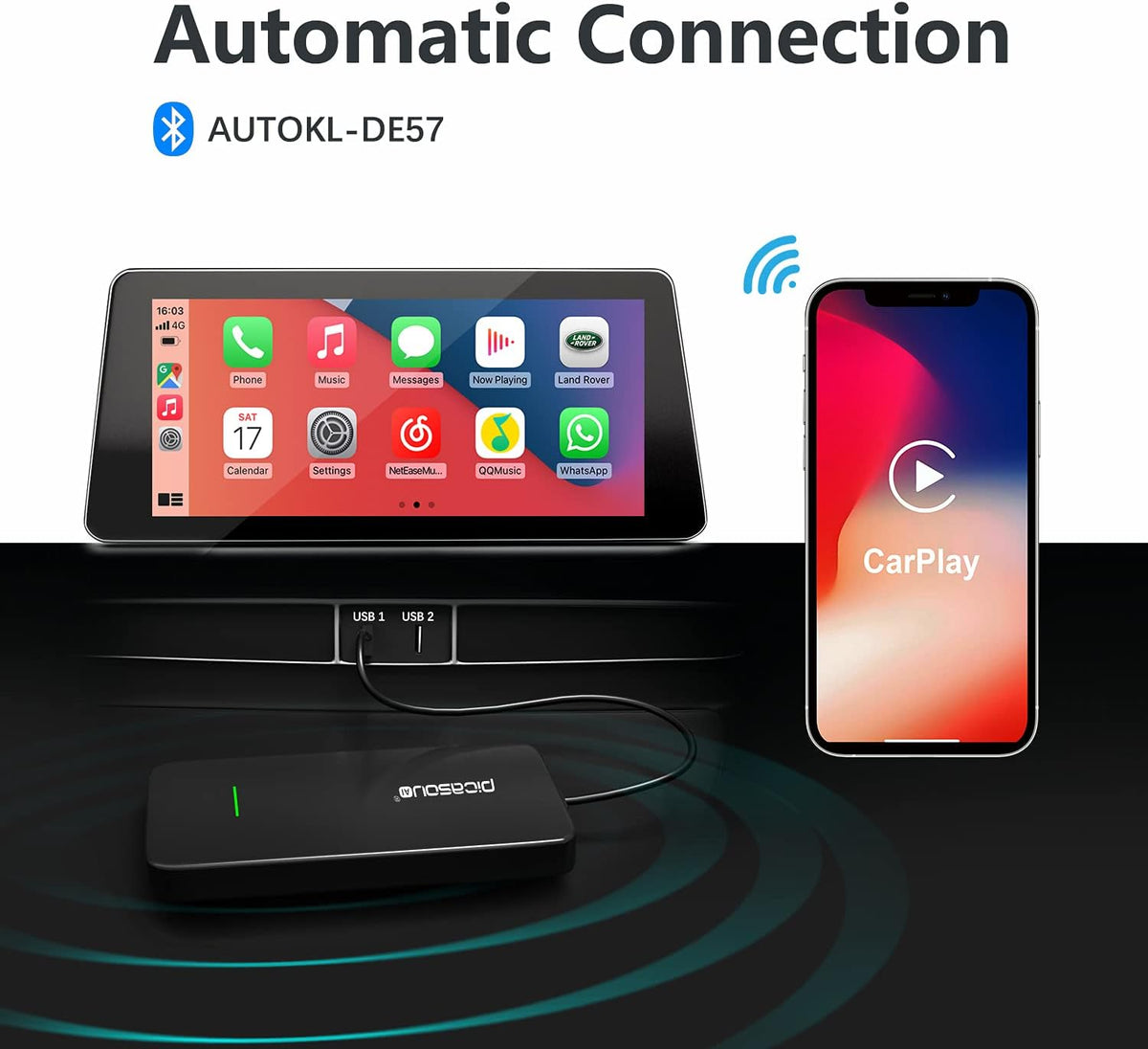 Wireless CarPlay Adapter Dongle M378
