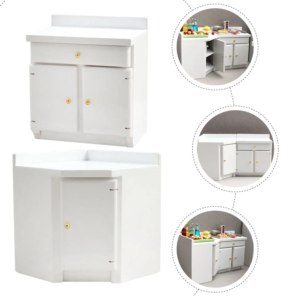 Wooden Miniature Cabinet Model Ornament G579
