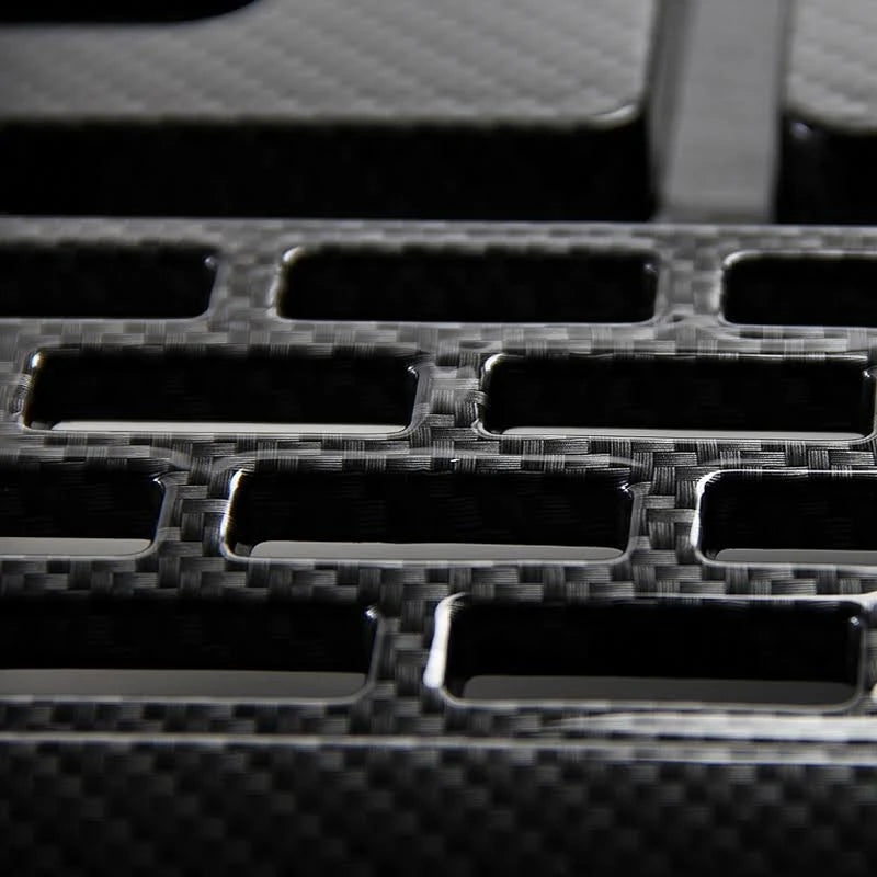 Black Carbon Fiber Look Hood Grille W97390