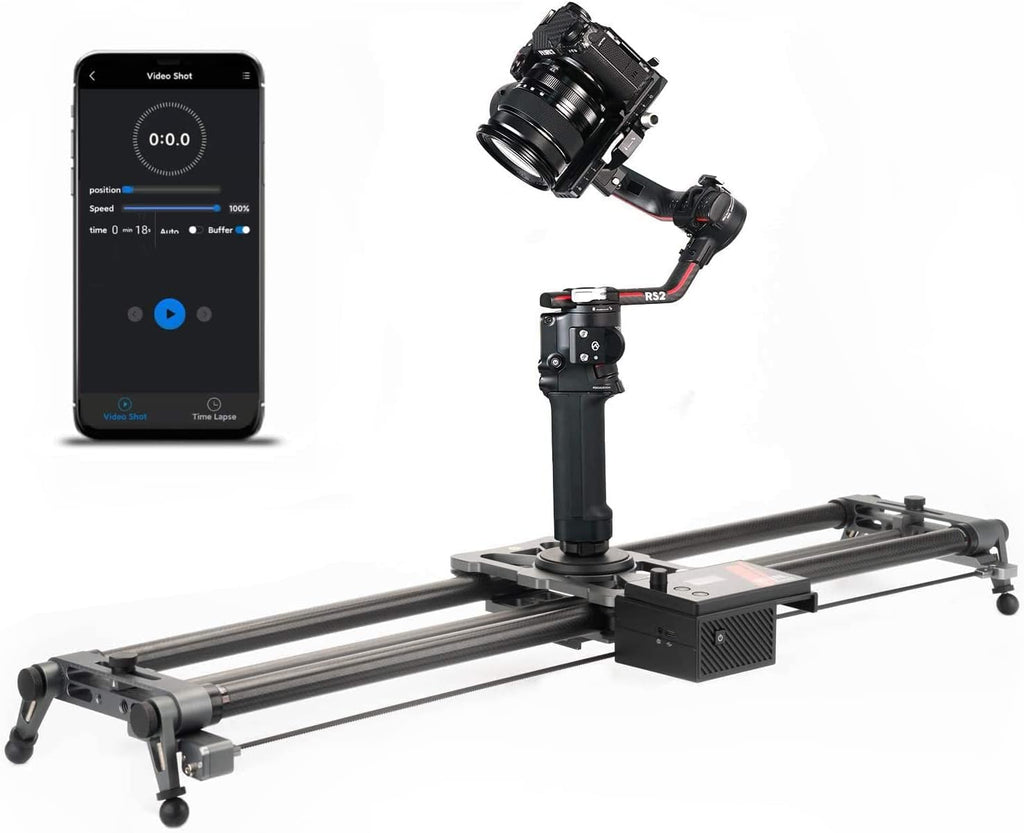 Motorized Camera Slider 80cm Carbon Fiber with APP Control P367