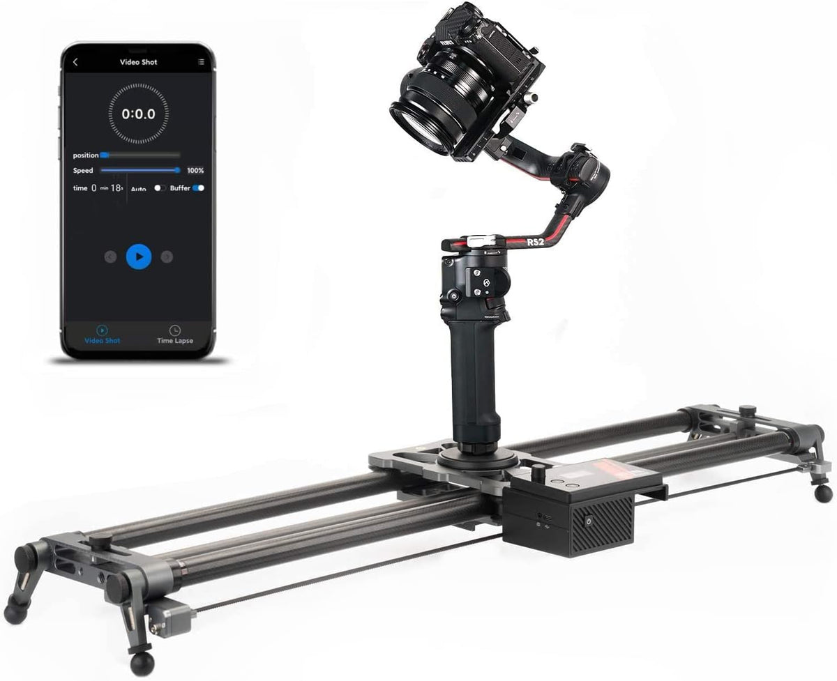 Motorized Camera Slider 80cm Carbon Fiber with APP Control P367