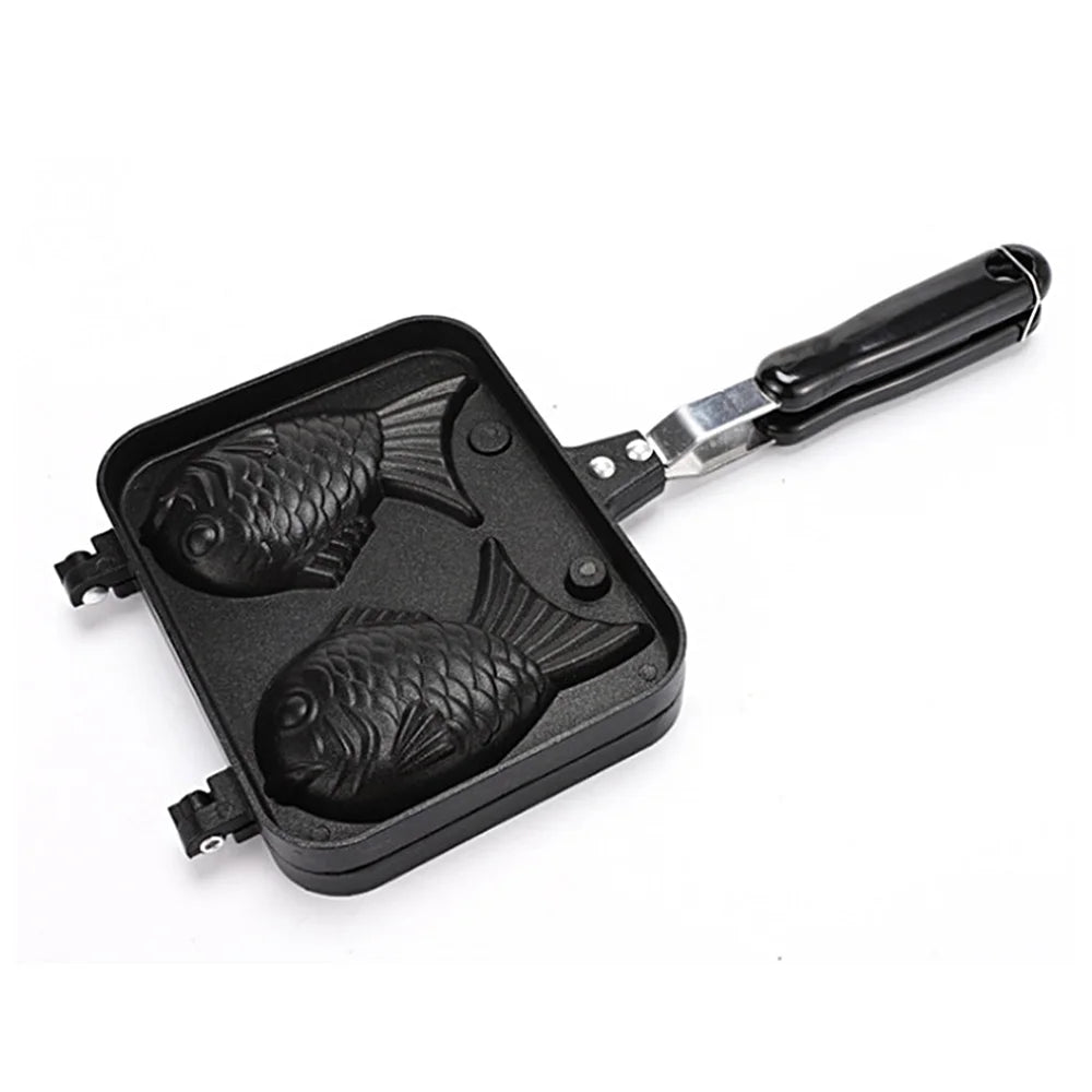 Non-stick Fish-shaped Waffle Iron Aluminum Alloy Mold M20750