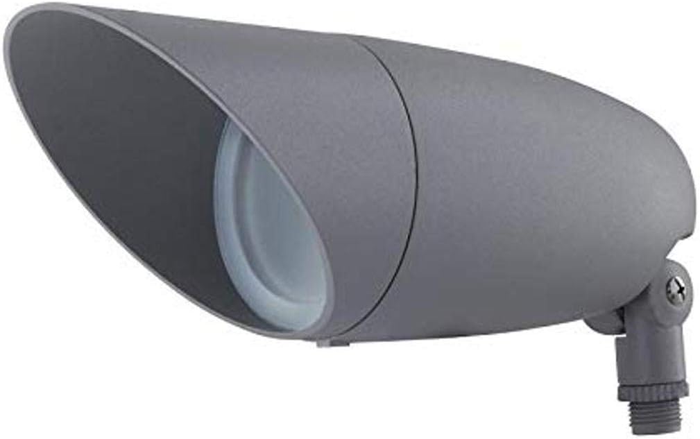 12.2-Inch LED Landscape Floodlight, 12W, 3000K, Light Gray E171215