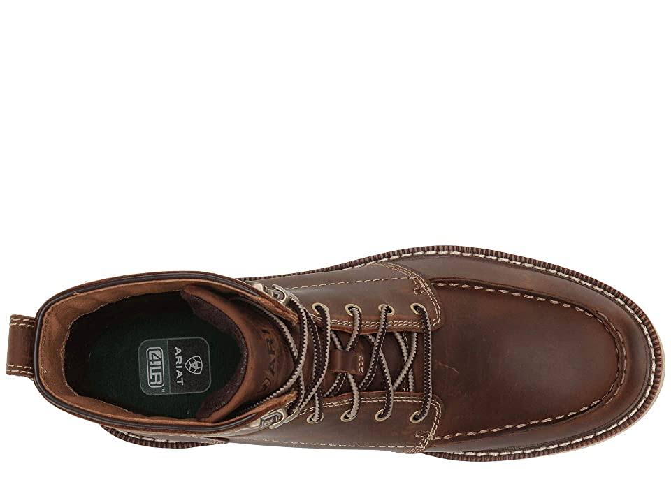 Brown Lace Work Boots E208