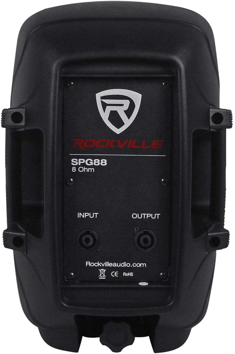 8 Passive 800W PA Speakers ABS Cabinet 8 Ohm T916161