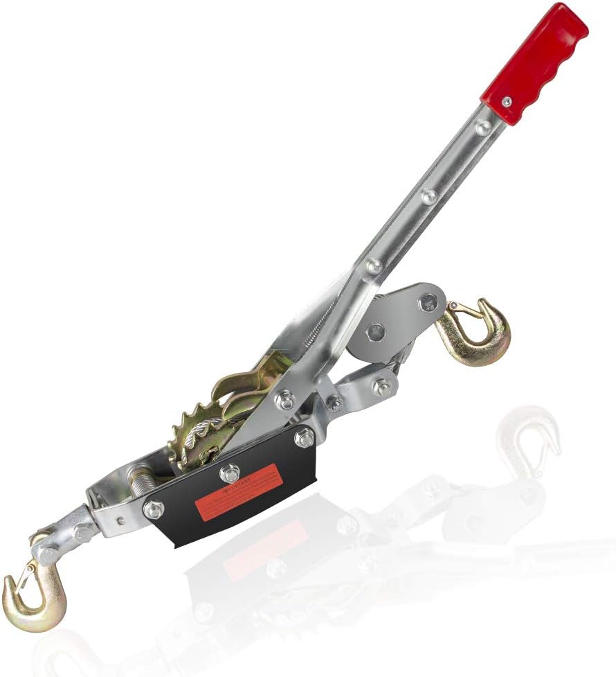 4-Ton Dual Gear Come Along Power Puller Hand Puller Tool Pack of 2 D410