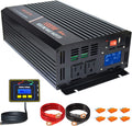 1000 Watt Pure Sine Wave Power Inverter 24V DC to AC 120V with LCD Display Remote Switch O551