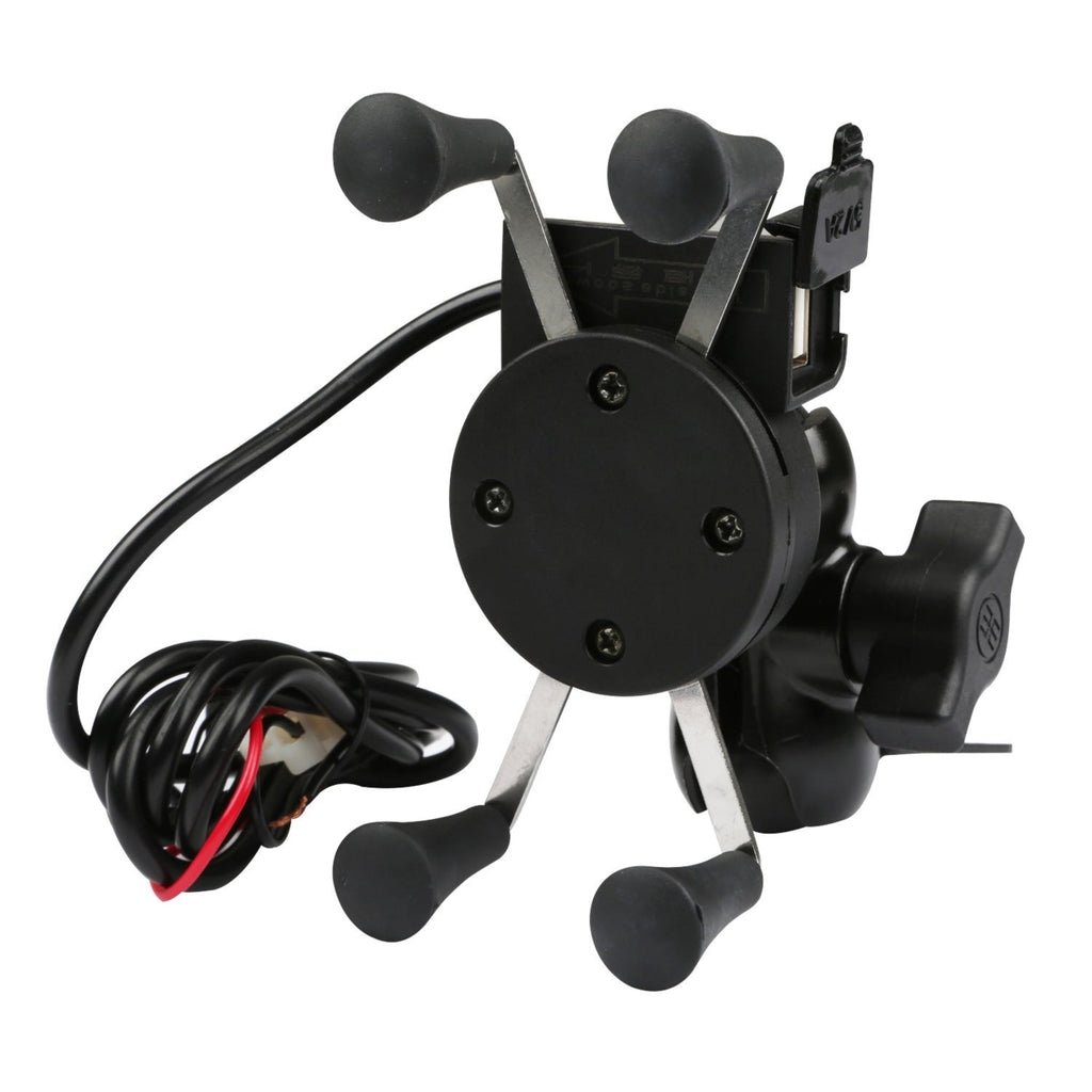 Motorcycle Handlebar Mount Holder with USB Charger G805