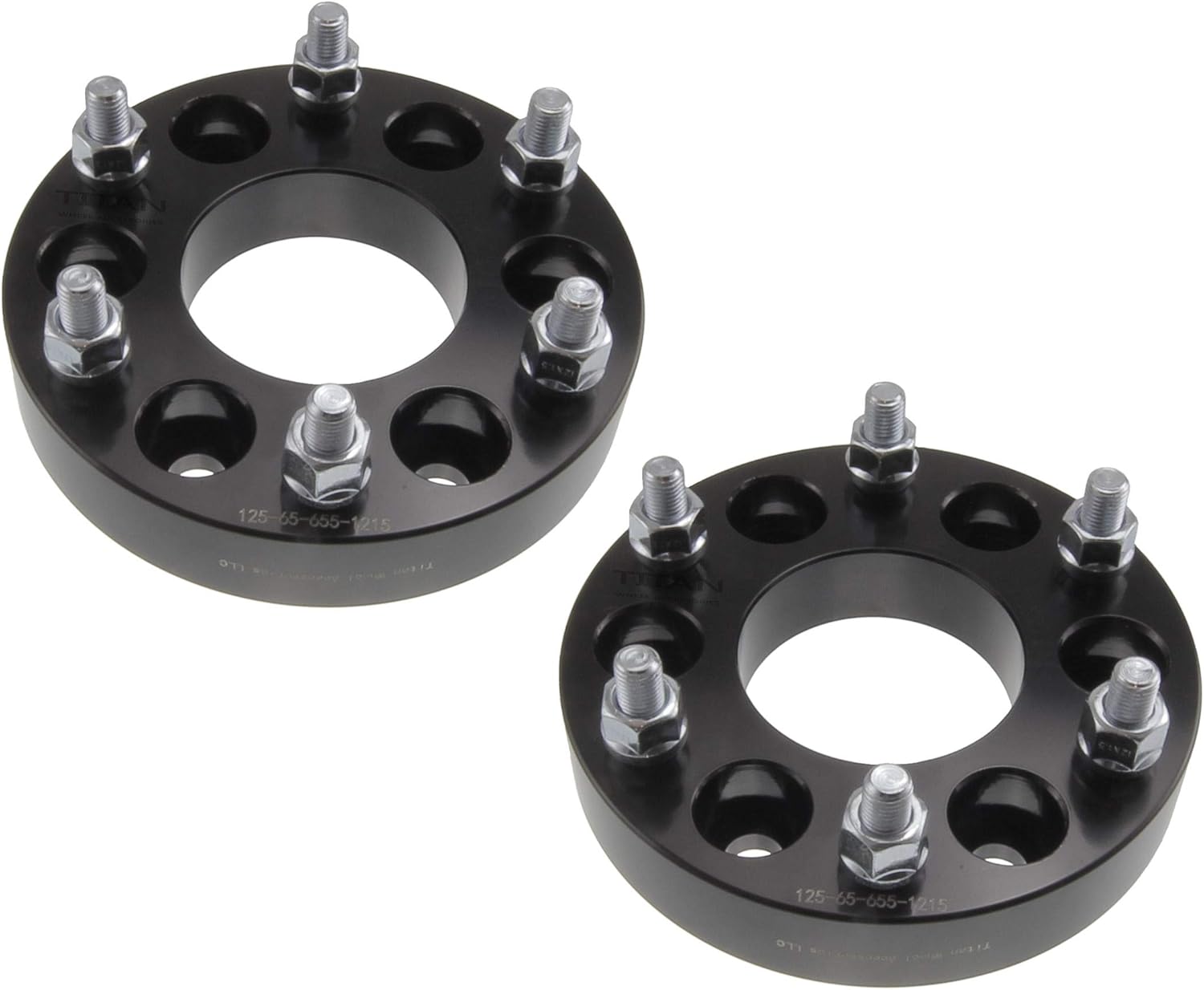 1.25" 32mm 6x5 to 6x5.5 Wheel Adapters 12x1.5 Studs N596077