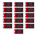 16-Pk Red Bow Coupons D504