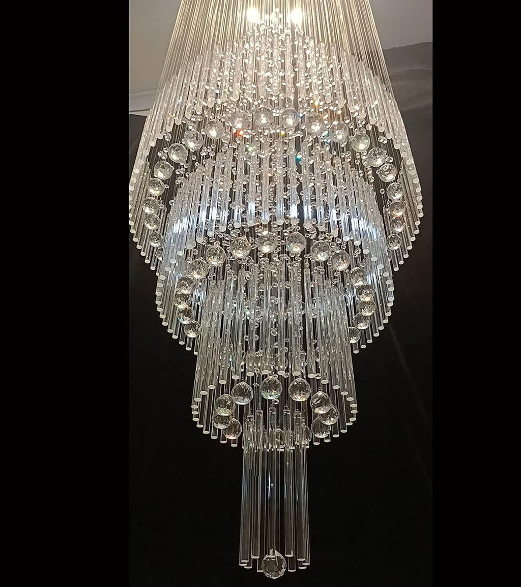 Crystal Raindrop Chandelier, 12 Bulbs O922134