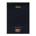 Ruled Wirebound Notebooks 8 1/4 x 12 1/2 in. Black Pack of 5 W27035