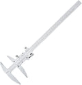 High-Precision All-Metal Vernier Caliper, Inch/Metric, 0-12"/0-300mm, Pack of 2 E27355