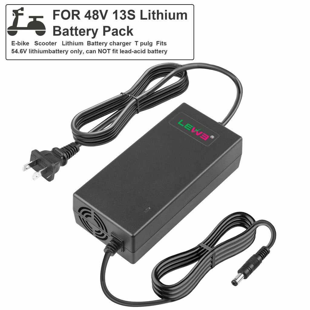 54.6V2A Charger Adapter for 48V Li-ion Battery Ebike I597891