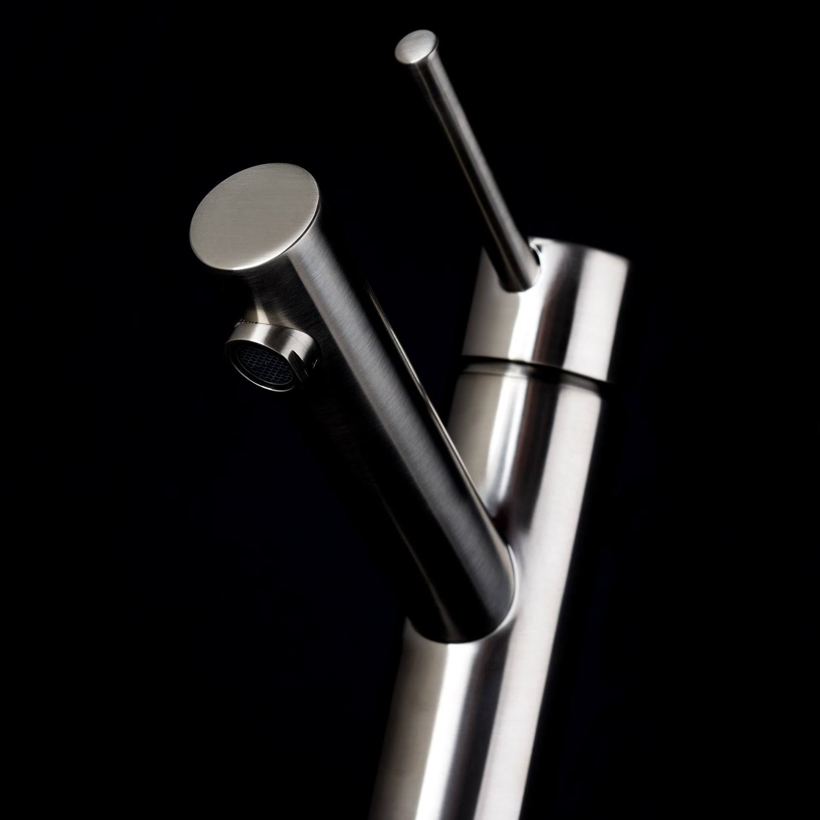 Brushed Gold Single Hole Bathroom Faucet J767