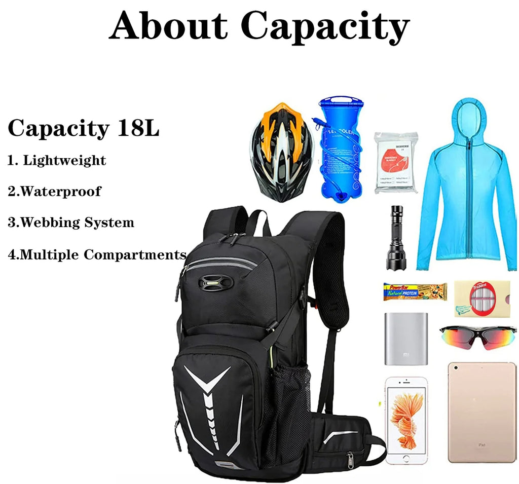 2L Water Bladder Hydration Backpack Q70391