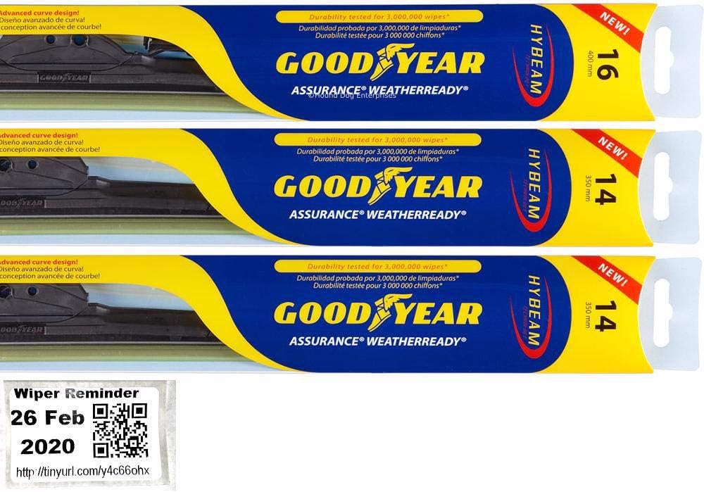 Windshield Wiper Blade Set Pack of 2 W258
