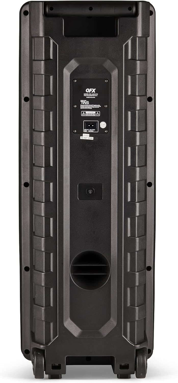 Portable Speaker with Wireless Microphone and FM Radio U6477