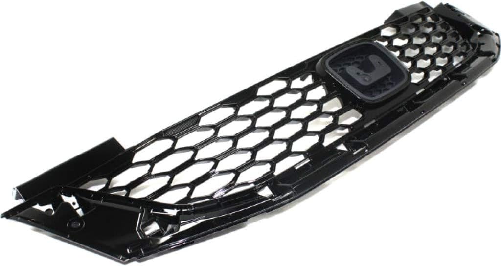 Painted Black Plastic Grille Assembly for Honda Accord Coupe 2013 2014 2015 M27896