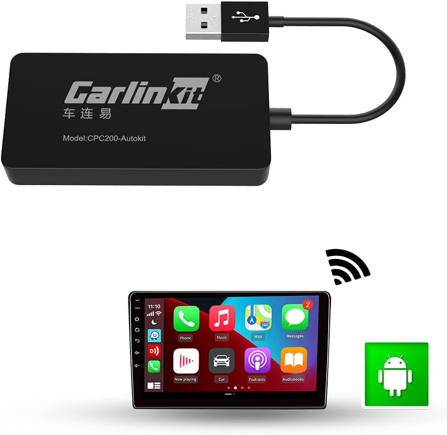 Wireless CarPlay Adapter Android Auto USB Dongle Pack of 2 U390