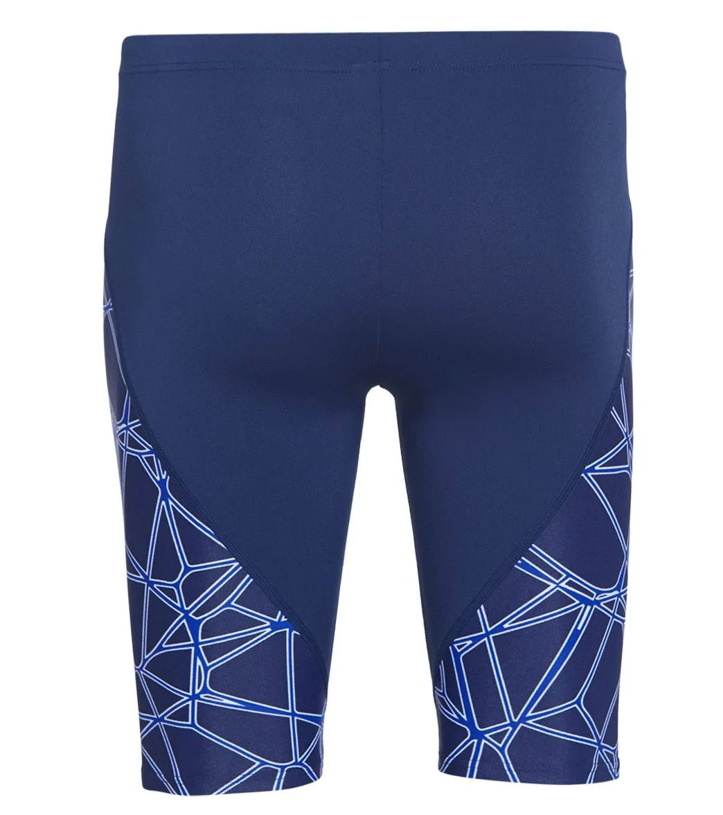 Navy/Neon Blue Jammer Swimsuit Q4417