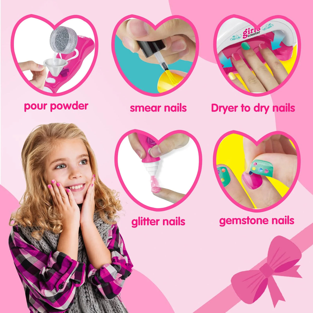 Kids Nail Polish Kit for Girls L5359