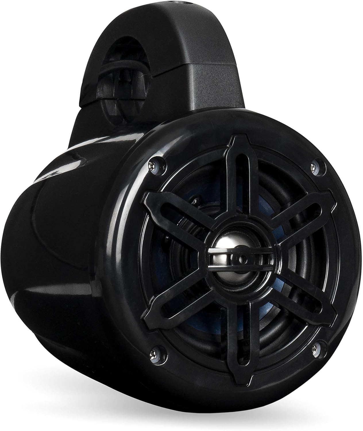 Pair of 400W 4-inch Speaker Pods with Blue LED Lighting W2503