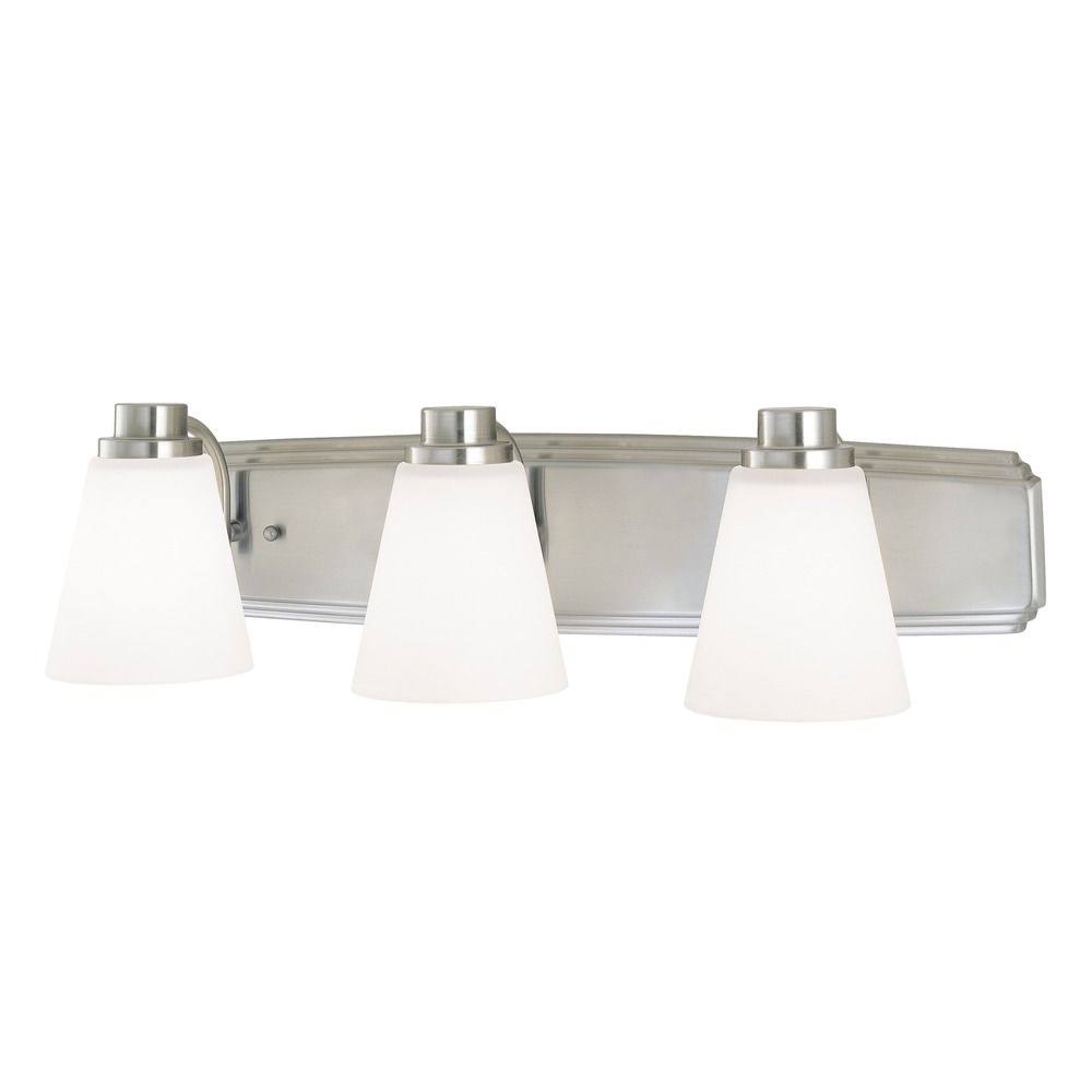 3 Light Bath Satin Nickel C286622