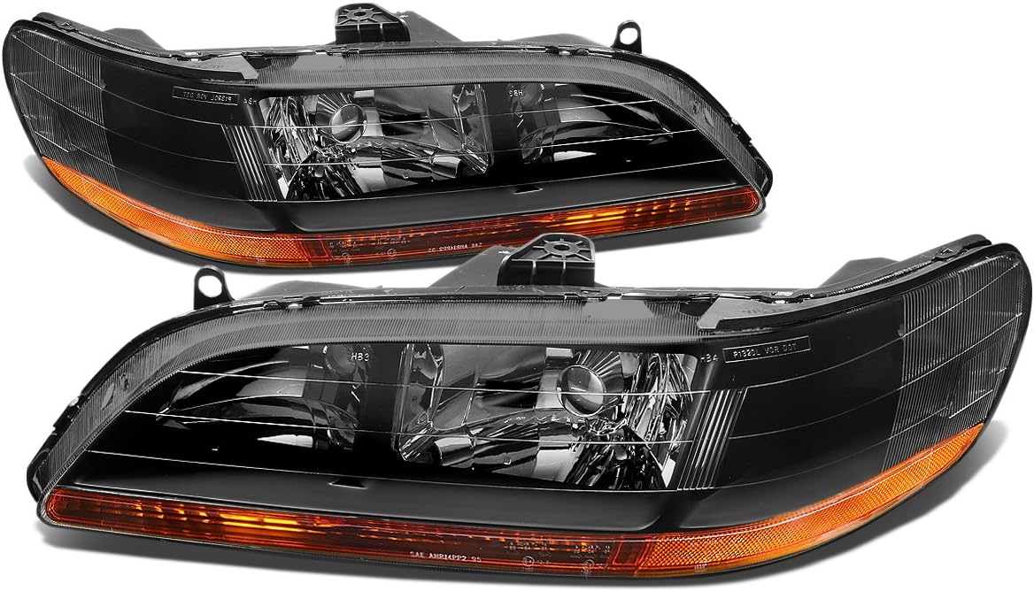 Black Housing Headlights Assembly for Honda Accord CG 98-02 R92075