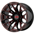 Gloss Black 20x22 Wheels P958