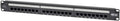 Black 24-Port Cat6 PoE+ Patch Panel Y95784