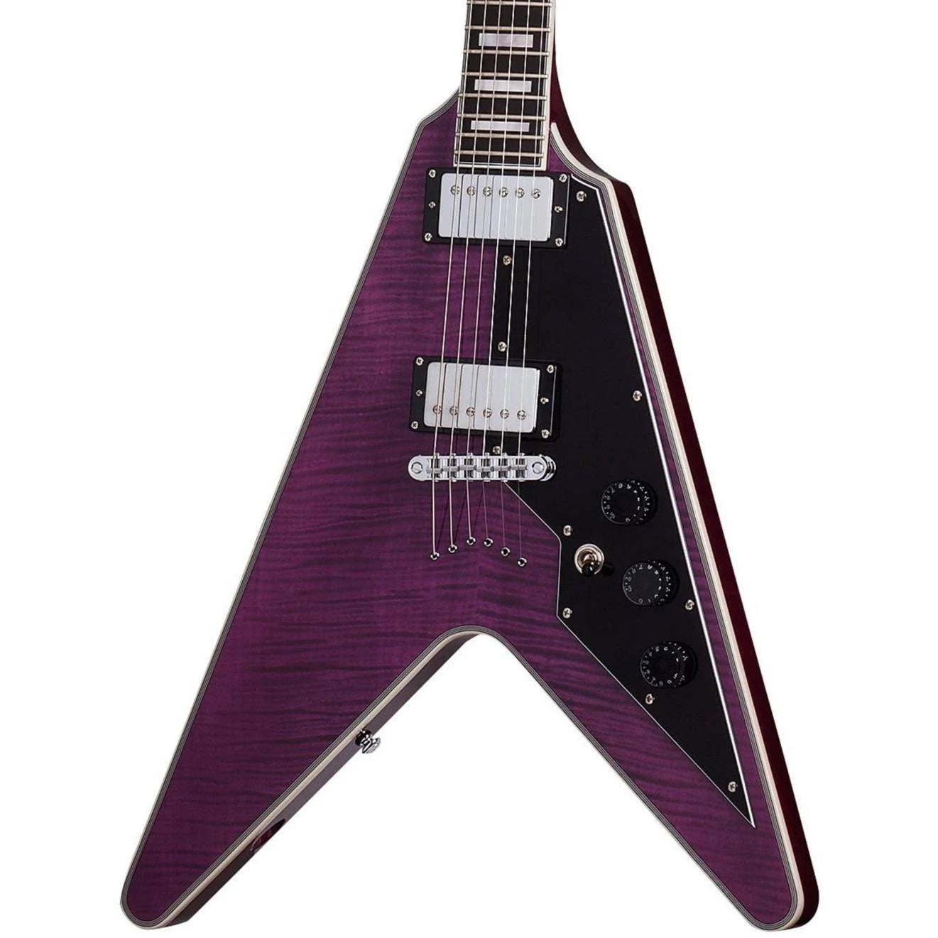 Transparent Purple Electric Guitar O743