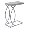 Grey MDF Laminate Metal Accent Table B831313