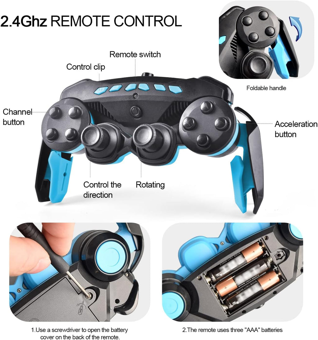 15 Channels 2.4G RC Robot Toy, DIY 151 pcs Take Apart Stem Excavator Toy Electronic Alloy Metal Mechanical Robotic Arm Building Kit J4995