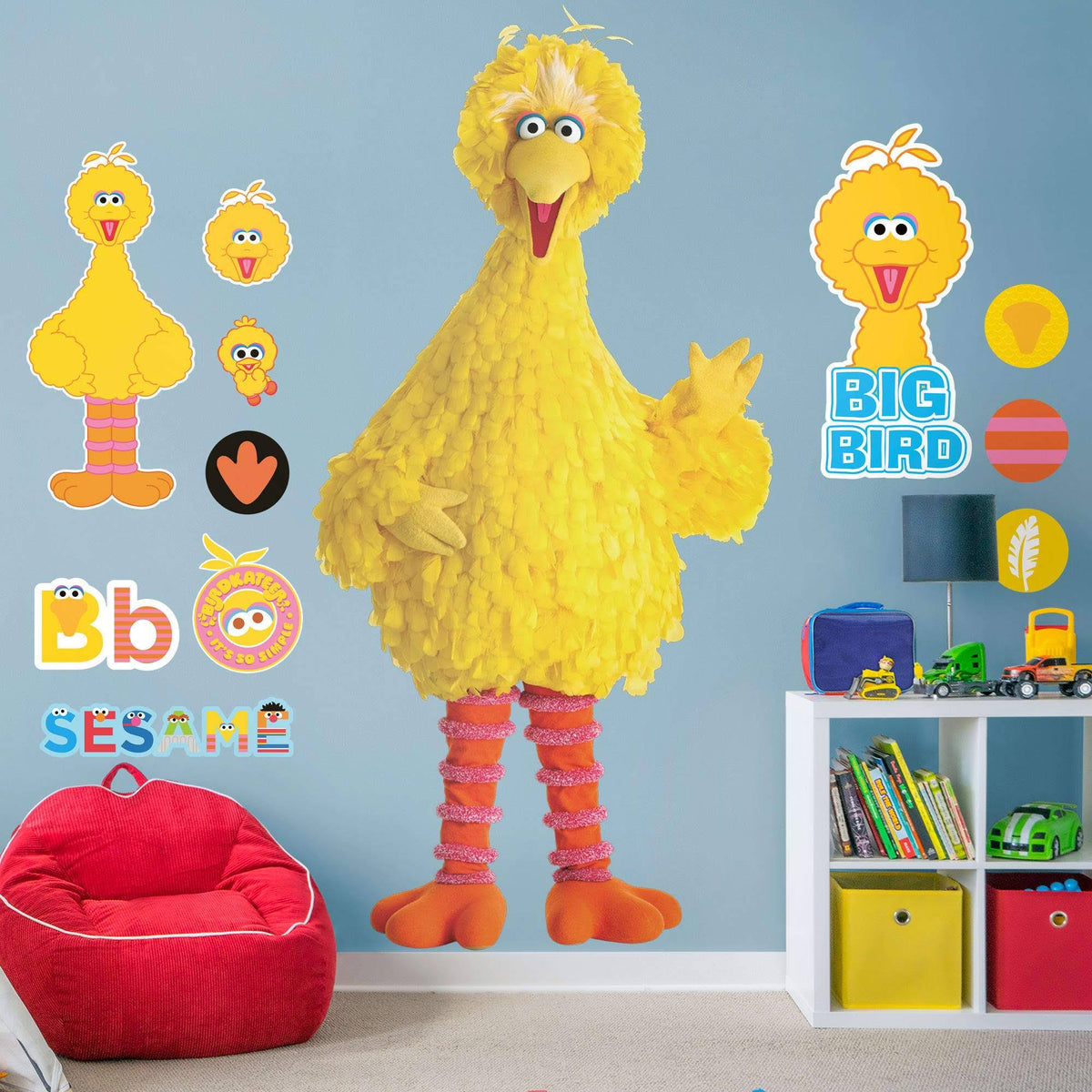 Giant Officially Licensed Sesame Street Removable Wall Decal Y297229